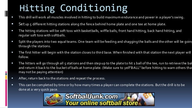 softball hitting drills