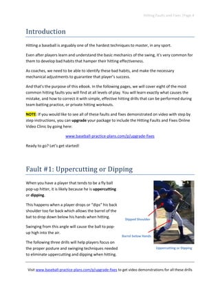 Hitting Lesson Notes Hitting faultsandfixes114 | PDF