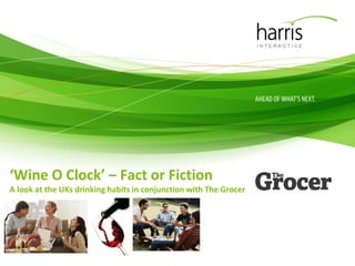 ‘Wine O Clock’ – Fact or Fiction
A look at the UKs drinking habits in conjunction with The Grocer
 