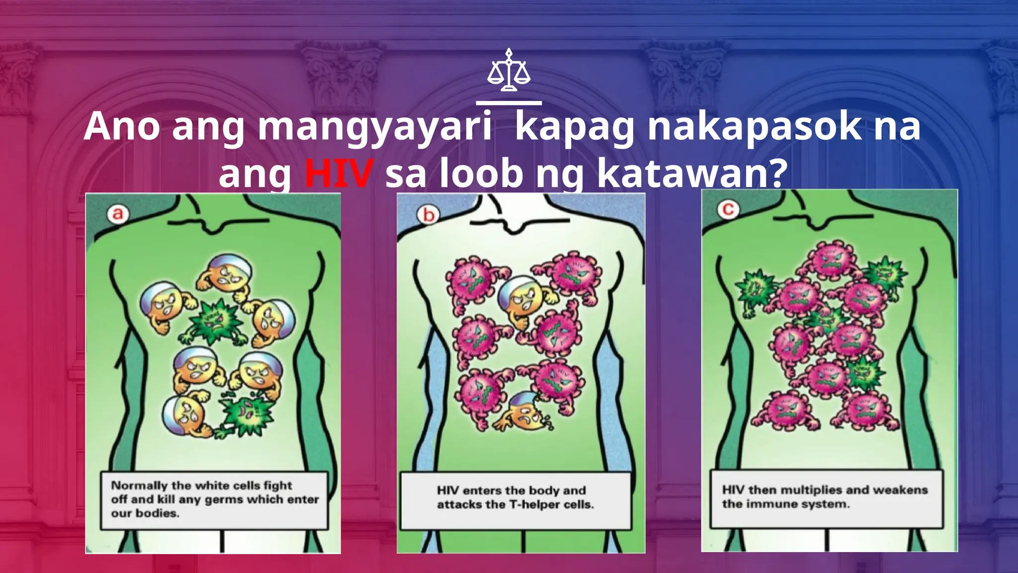HIV Lecture Tagalog. Ano ang Iba't Ibang sintomas at paano makaiwas | PPTX