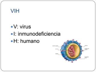 VIH

 V: virus
 I: inmunodeficiencia
 H: humano
 