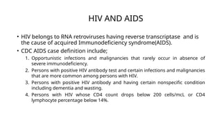 Human immunodeficiency virus - managemnet and prevention guidelines.pptx