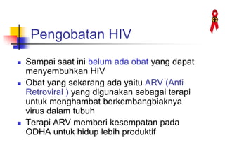 penjelasan tentang HIV/AIDS Dasar untuk pencegahan | PPT