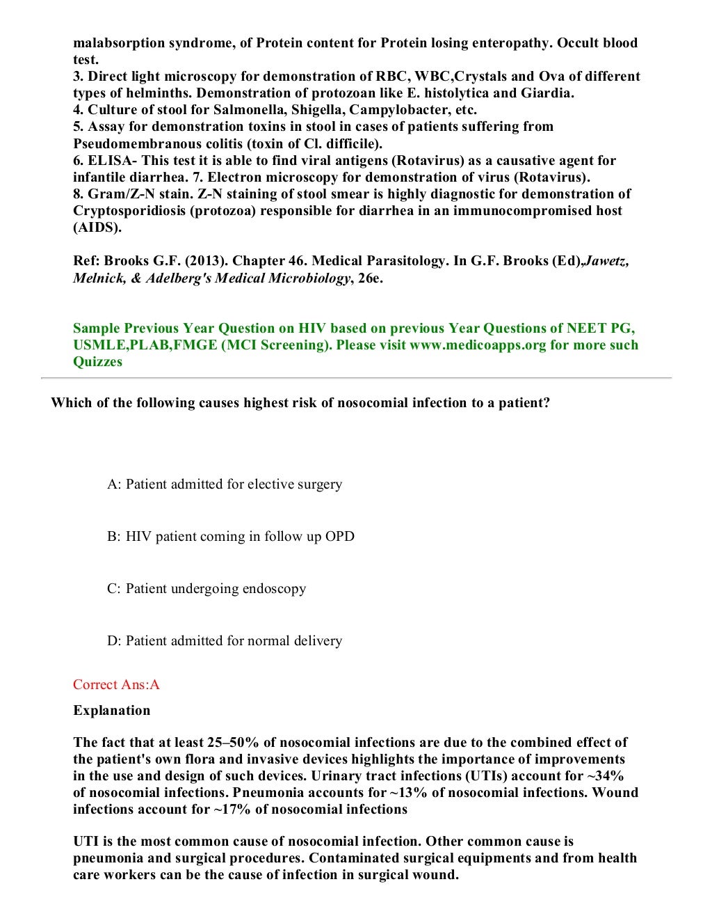 Hiv aids sample questions based on neet pg , usmle, plab and fmge pat…
