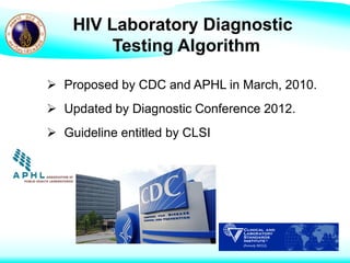 Laboratory diagnosis and monitoring of HIV | PDF