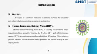 A review on approaches and current progress in the development of HIV ...