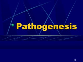 Pathogenesis

42

 