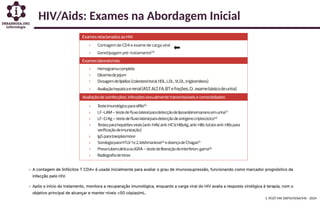 HIV/Aids: Exames na Abordagem Inicial
1. PCDT HIV DATHI/SVSA/MS - 2024
⬅️
 