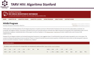 TARV HIV: Algoritmo Stanford
 