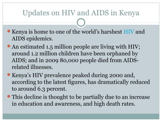 Hiv&aids in kenya | PPT