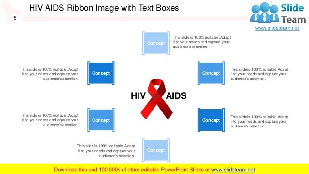 HIV AIDS Spie Chart Awareness Points Illustration Pyramid