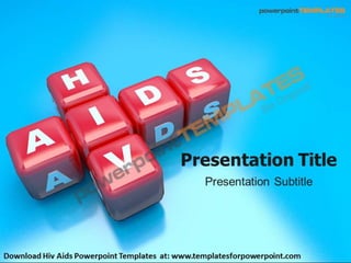 HIV Aids PowerPoint templates - templatesforpowerpoint.com