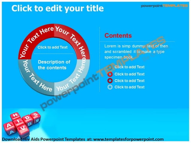 HIV Aids PowerPoint templates - templatesforpowerpoint.com