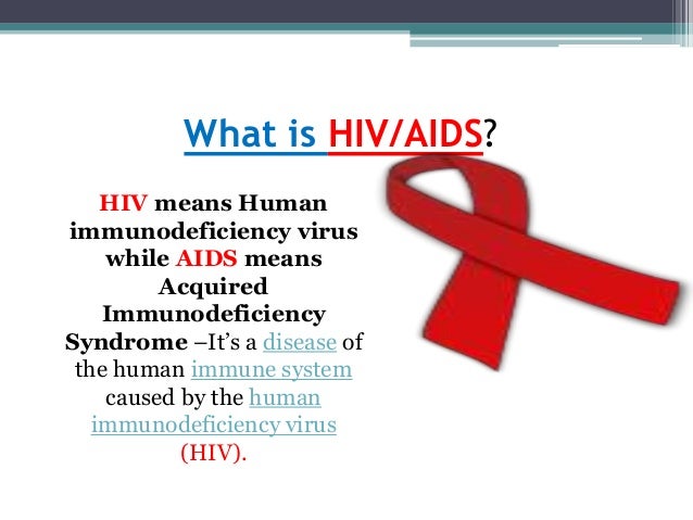 WHAT IS THE HIV/AIDS? — Steemit
