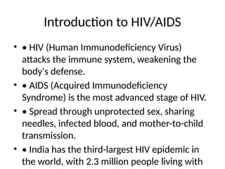 HIV_AIDS_Prevention_India.pptx HIV AIDS PREVENTION | PPT | Free Download