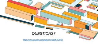 QUESTIONS?
https://www.youtube.com/watch?v=EqlyEYOI754
 