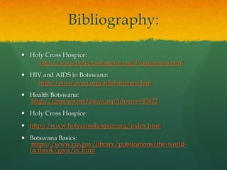 Hiv And Aids In Botswana