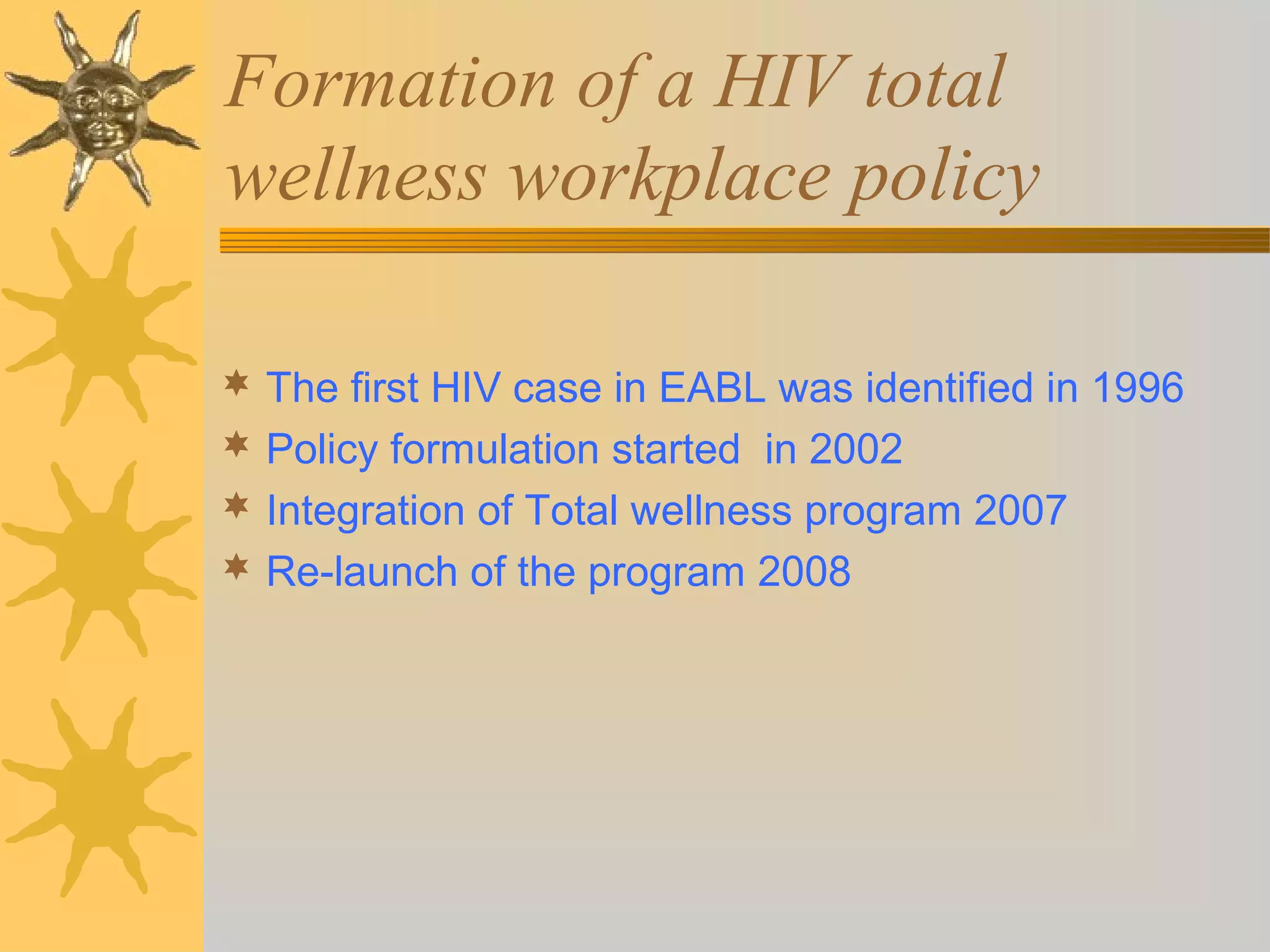 Hiv and aids policy as a tool for stigma reduction at the workplace ...