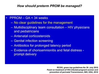 Hiv and obgyn resident | PDF