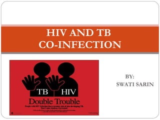 BY: SWATI SARIN HIV AND TB  CO-INFECTION 