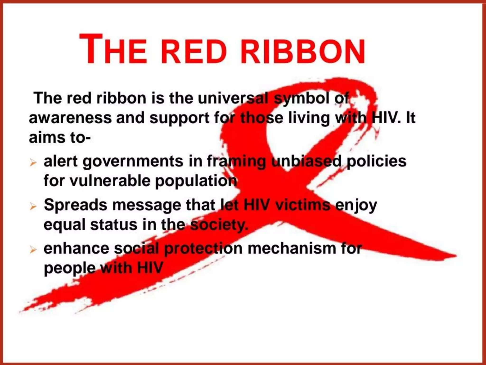 Hiv awareness ppt | PPTX