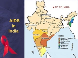 AIDS
In
India
36
 