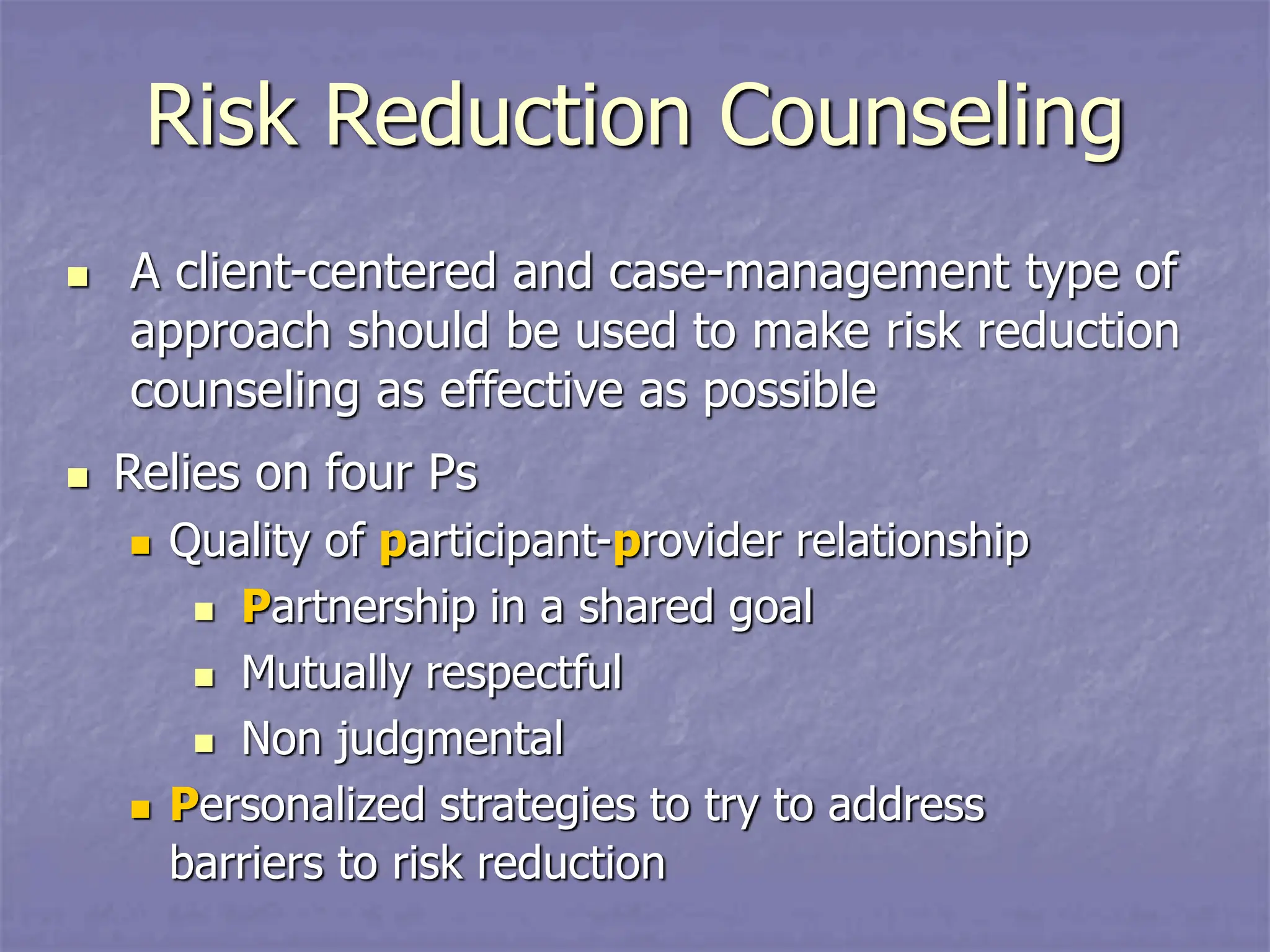 Counselor Risks HIV_Counseling_and_Testing.ppt