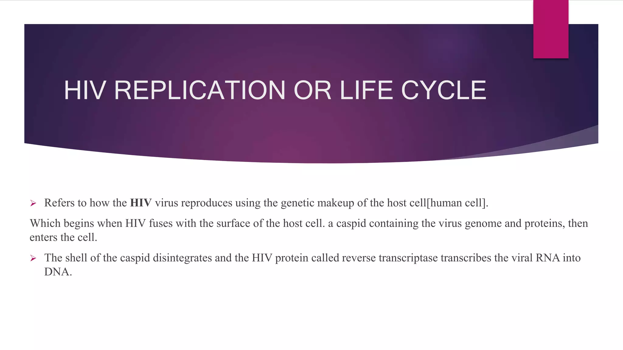 Hiv cycle | PPTX