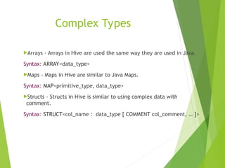 Introduction to Big Data Hive by Abhinav Tyagi | PPT