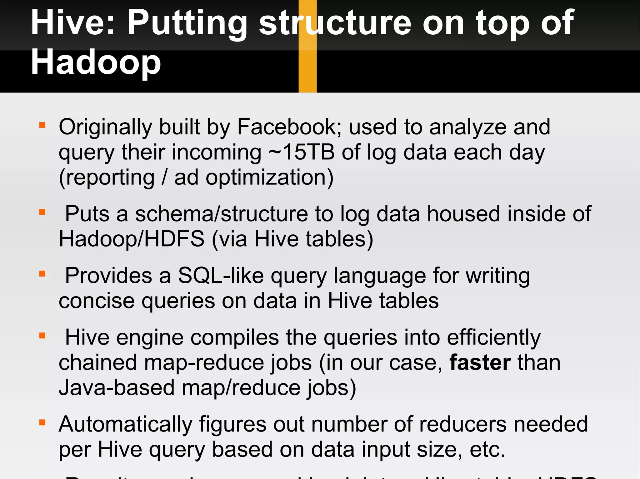 Introduction to Hive for Hadoop | PPT