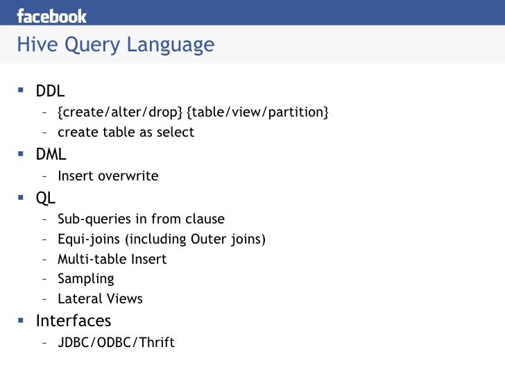 sampling data hive Hive 2010 ICDE