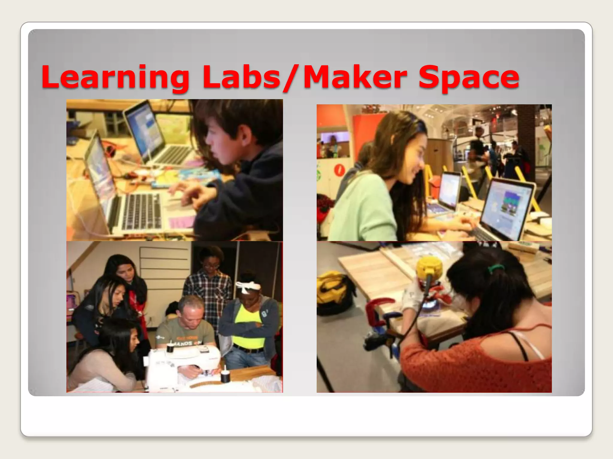 Learning Labs/Maker Space

 