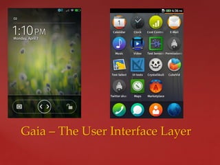 Gaia – The User Interface Layer
 