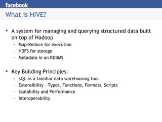 Hive Training -- Motivations and Real World Use Cases | PPT