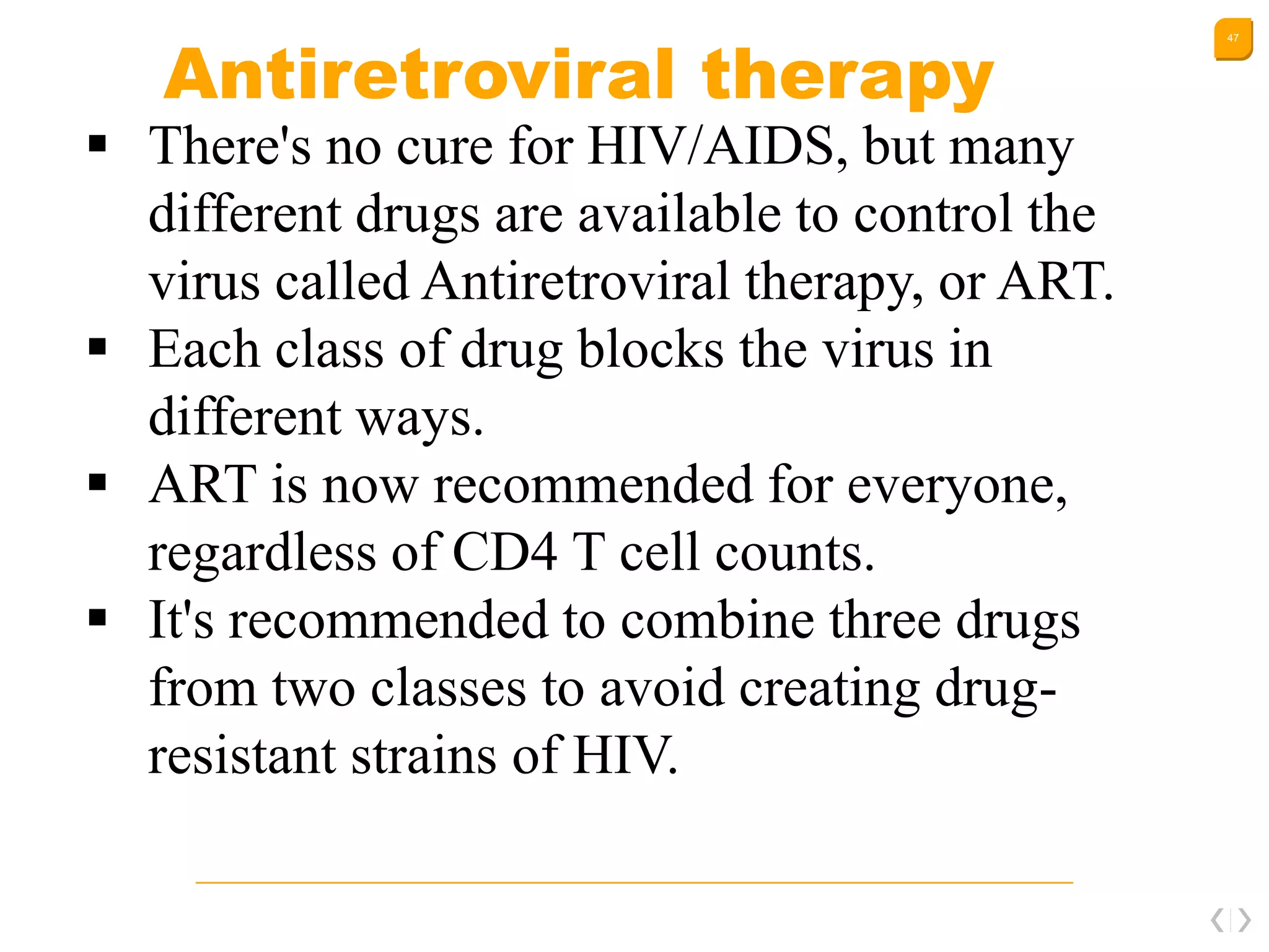 HIV/AIDS Management | PPTX