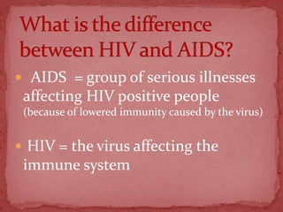 HIV-AIDS. Facts | PPT