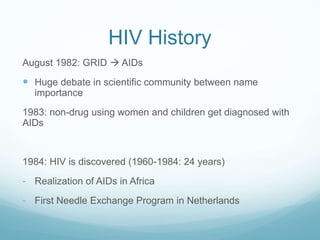 Hiv history | PPTX