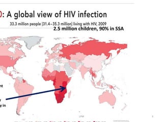 2.5 million children, 90% in SSA
3LPM
nt
V
y in
 