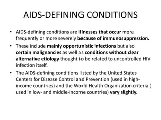 Hiv infection and aids | PPTX