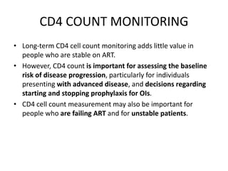 Cd4 Lab Values Hiv infection and aids | PPTX
