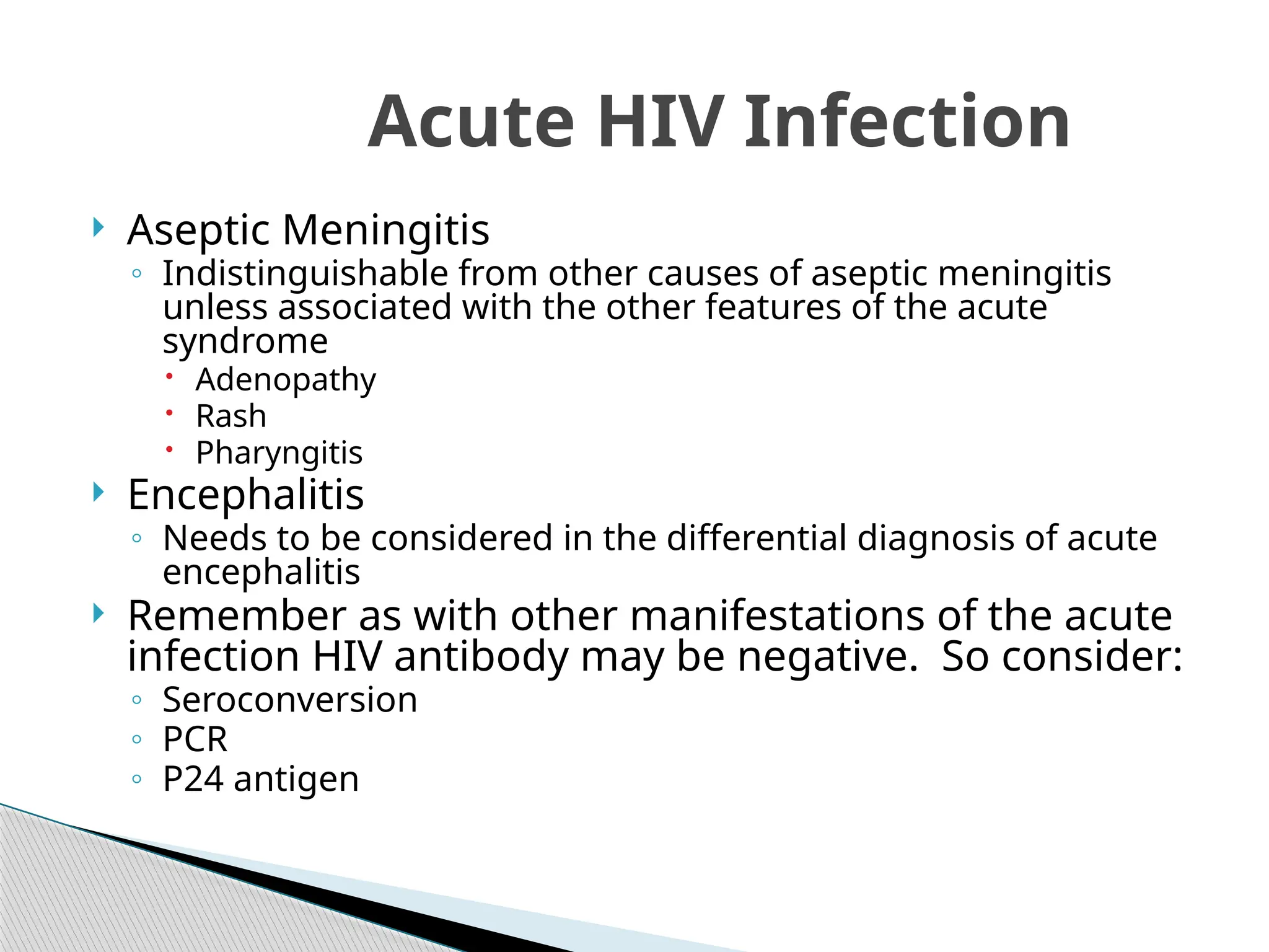 HIV infection and the common CNS conditions | PPTX