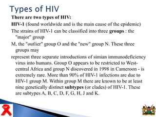 HIV notes for a pharmacy class and quiz | PPT