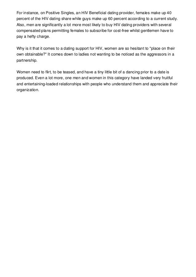 Hiv positive dating-sites