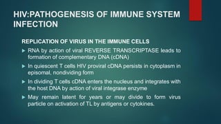 HIV PPT.pdf, hiv pathogenesis, and symptoms | PPT