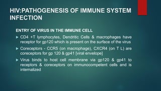 HIV PPT.pdf, hiv pathogenesis, and symptoms | PPT