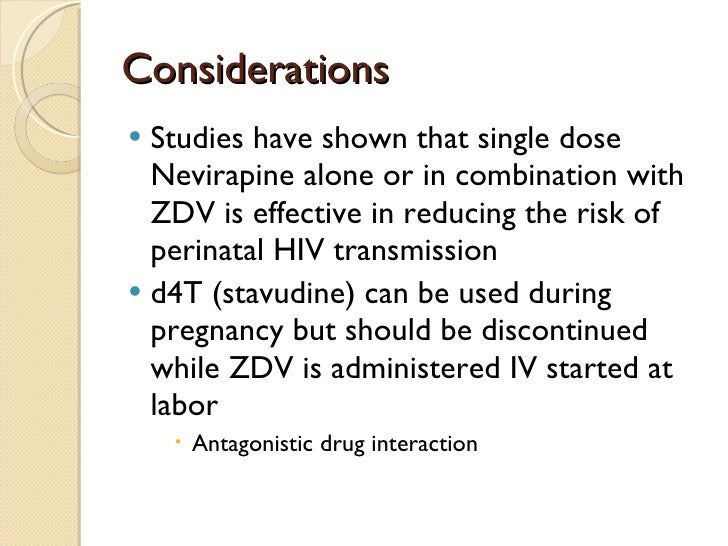 Nevirapine Hiv Pregnancy