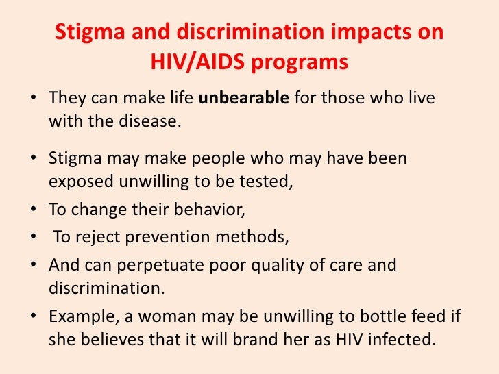 HIV/AIDS Stigma & Discrimination by Dr Munawar Khan SACP