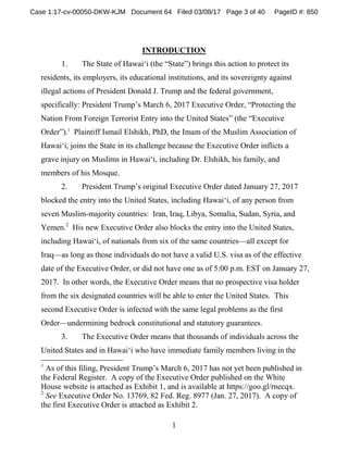 1
INTRODUCTION
1. The State of Hawai‘i (the “State”) brings this action to protect its
residents, its employers, its educa...
