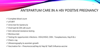 Anti Rft HIV & TB IN PREGNANCY | PPTX