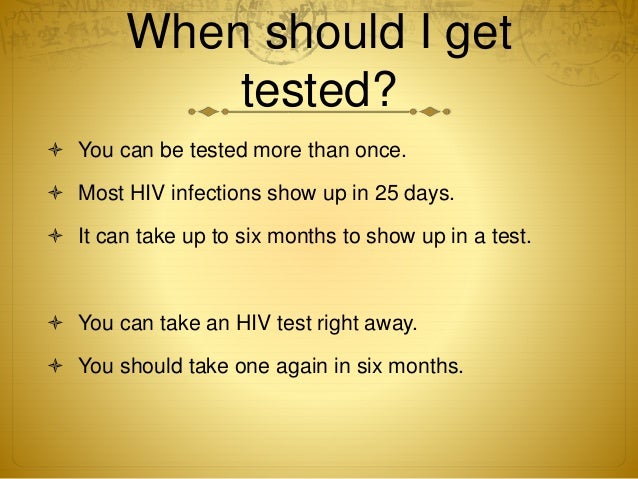 test results u blood to How for get HIV tested